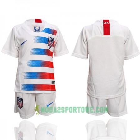 Koszulka Stany Zjednoczone Dziecięcy Domowe Stroje Piłkarskie 2018-2019 Krótki Rękaw